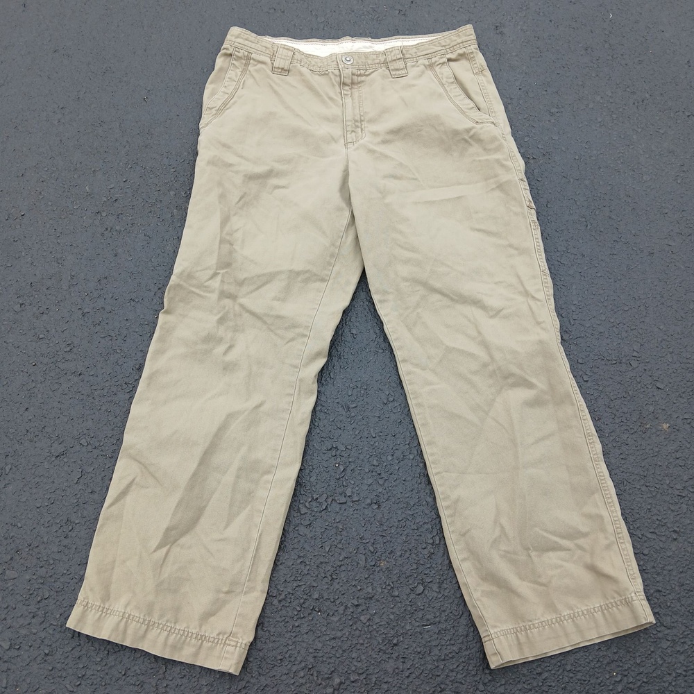 Columbia Cargo Pants Mens 34x30 Beige Relaxed Fit Canvas Outdoor Pockets